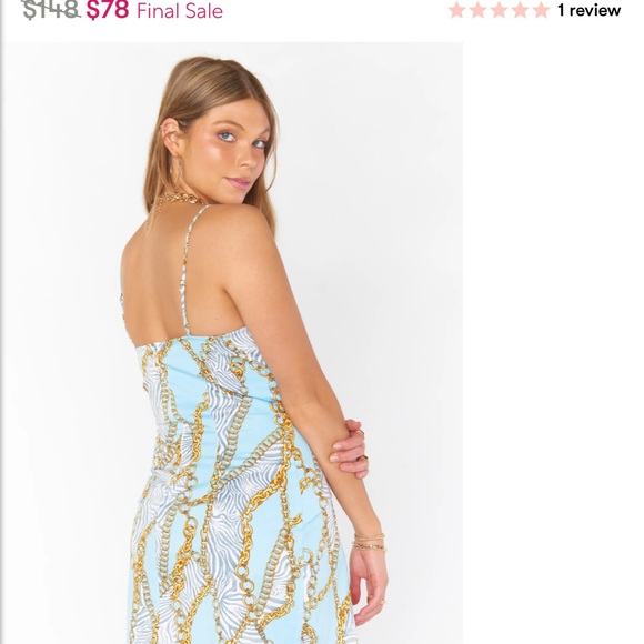 Show Me Your Mumu - Amara Dress in Zebra Chain. New with Tags, size medium. - Picture 3 of 12